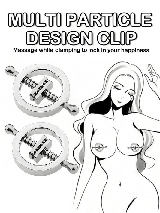 2pcs Adjustable Spring Clamp Set – Intimate Accessories for Couples, Sensual Play, Valentine’s Day Romantic Gift
